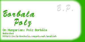 borbala polz business card